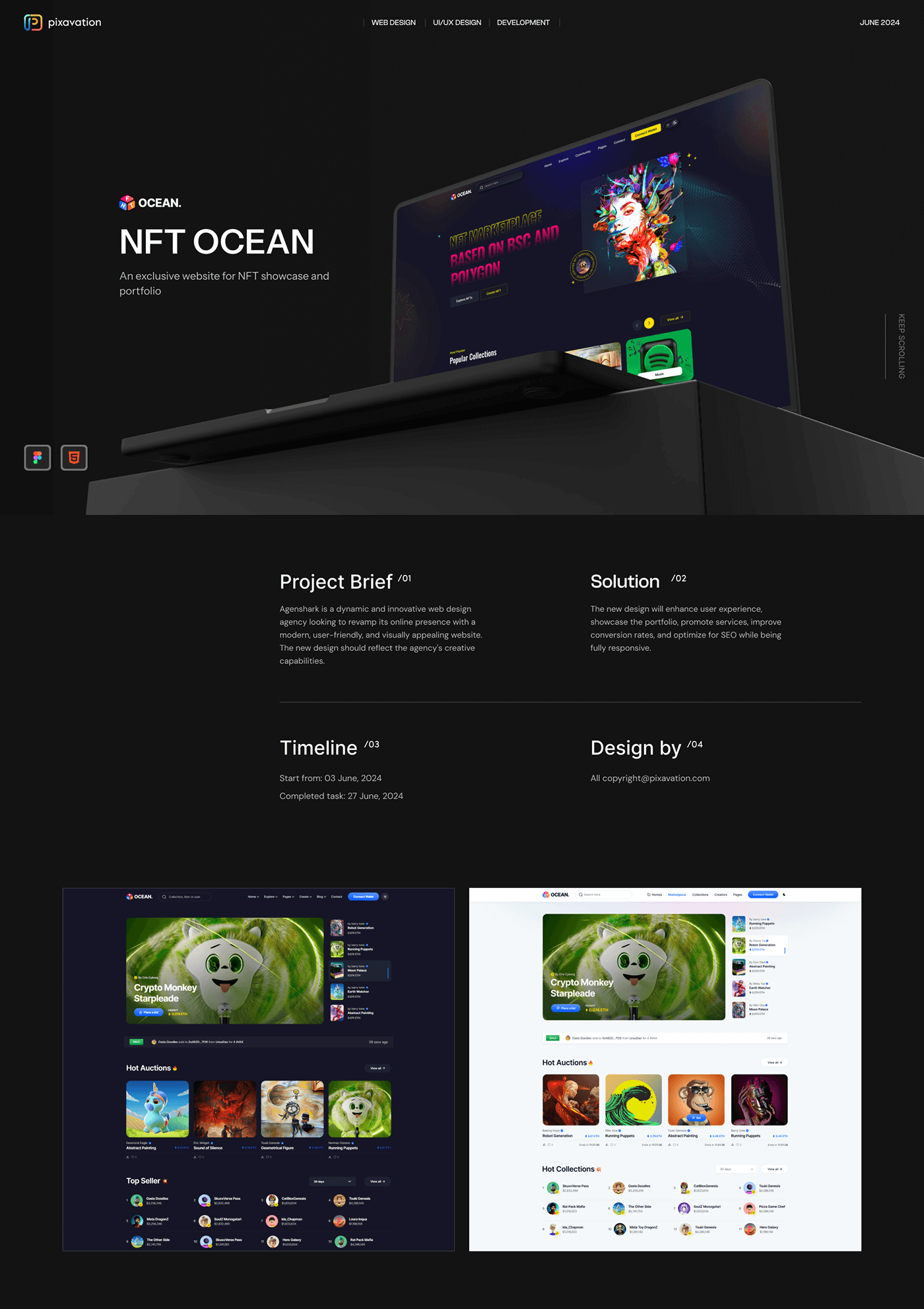 NFT Ocean: Comprehensive theme for NFTs